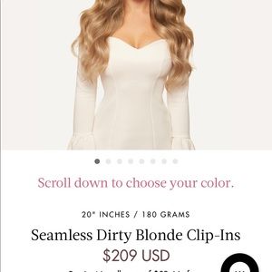 Luxy hair Dirty Blonde Seamless Dirty Blonde